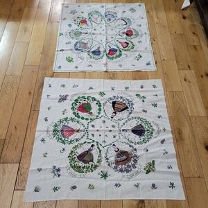 Vintage Sweden square tablecloth
